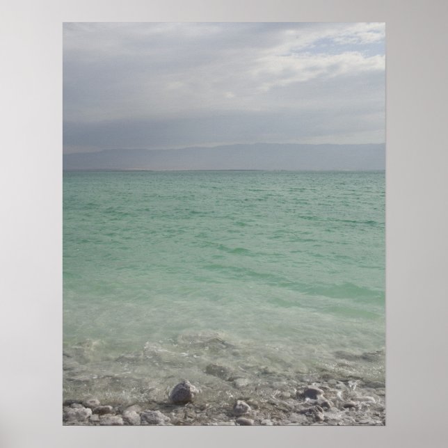Israel, Dead Sea, seascape Poster (Front)