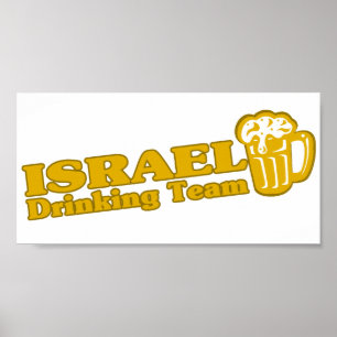 Israel Drinking Team Poster
