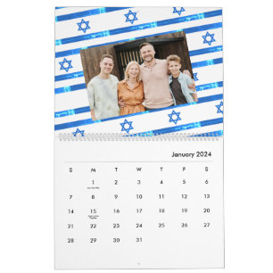 Israel Flag לוח שנה 2026 American Jewish Calendar