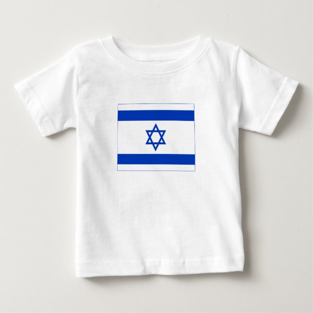 Israel Flag Baby T-Shirt (Front)