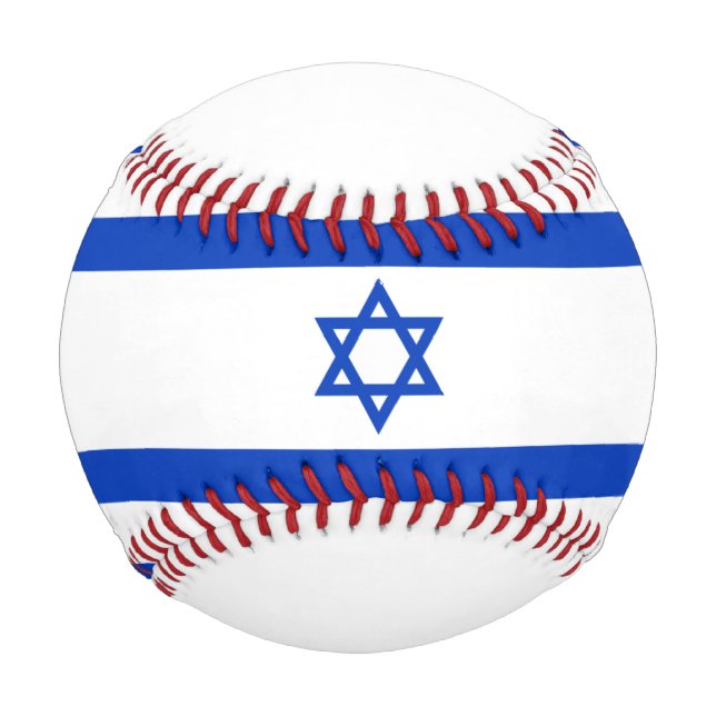 Israel flag  baseball (Front)