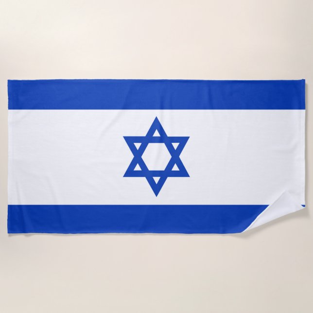 Israel flag beach towel (Front)
