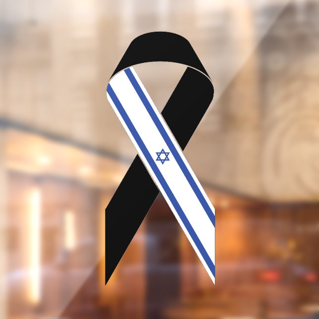 Israel flag black ribbon (Sheet 2)