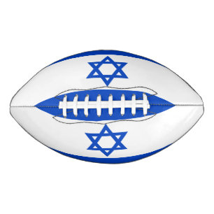Israel flag blue Star of David Football