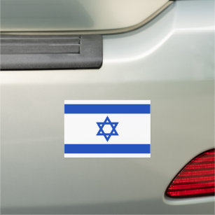 Israel Flag Car Magnet