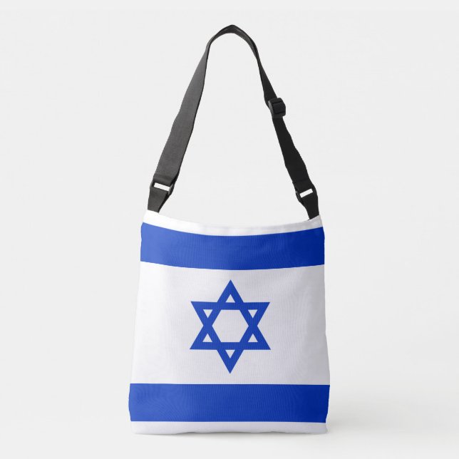 Israel Flag Crossbody Bag (Front)