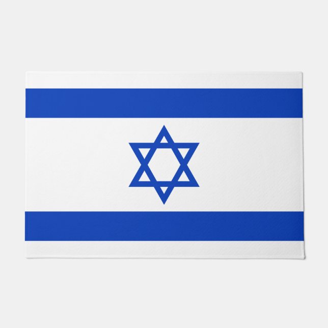 Israel Flag Doormat (Front)