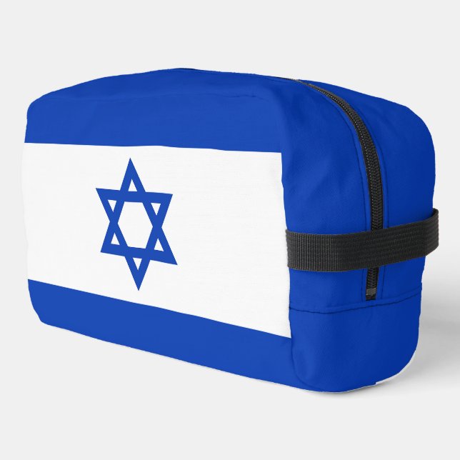 Israel flag dopp kit (Left Corner)
