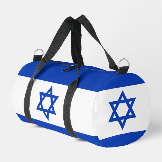 Israel flag duffle bag (Left Corner)