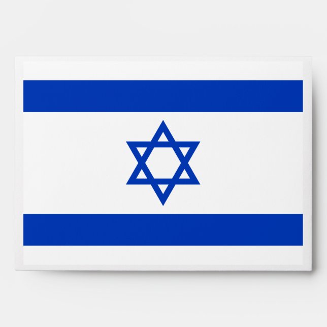 Israel Flag Envelope (Front)