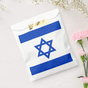 Israel flag favour bag