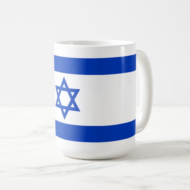 Israel Flag - Israeli Flag - Star of David Coffee Mug (Front Right)