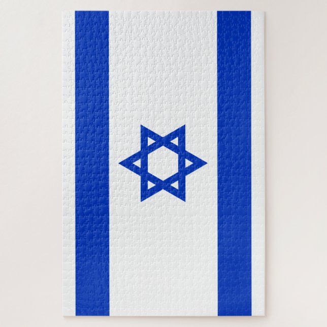 Israel Flag Jigsaw Puzzle (Vertical)