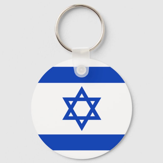 Israel Flag Key Ring (Front)