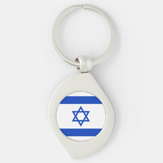 Israel Flag Key Ring (Front)