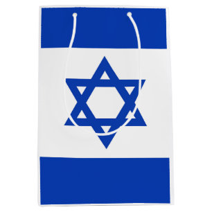 Israel flag medium gift bag
