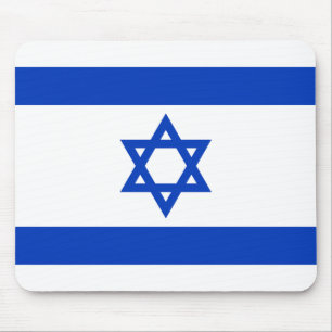 Israel flag mouse pad