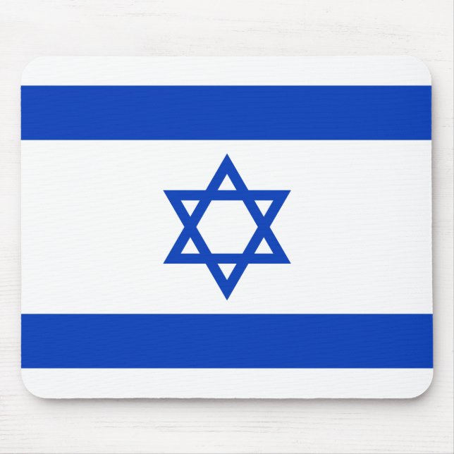Israel Flag Mouse Pad (Front)