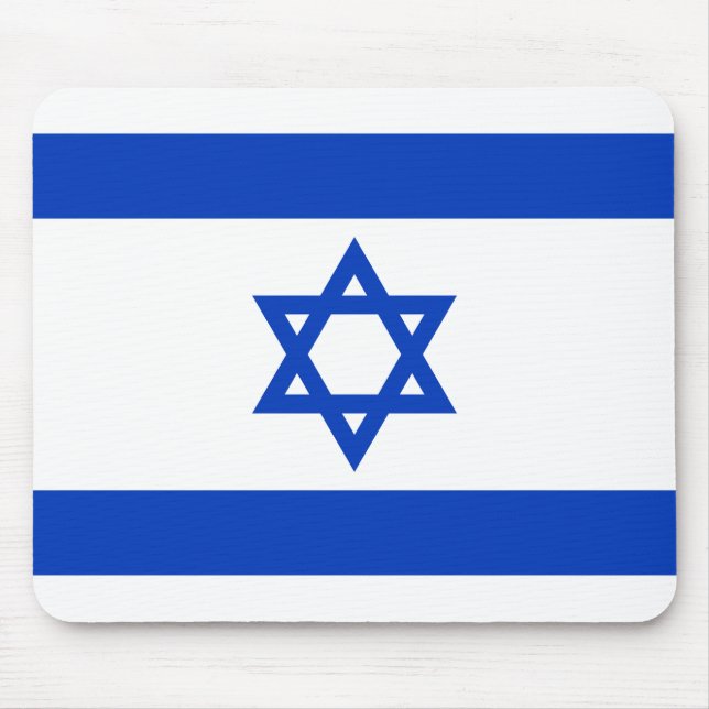 Israel Flag Mouse Pad (Front)