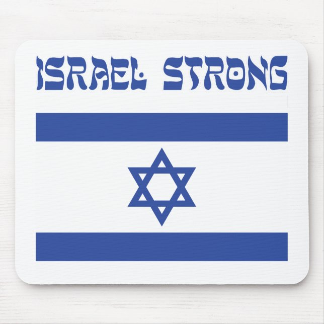 Israel Flag Mouse Pad (Front)