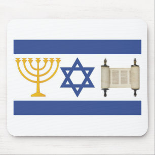 Israel Flag Mouse Pad