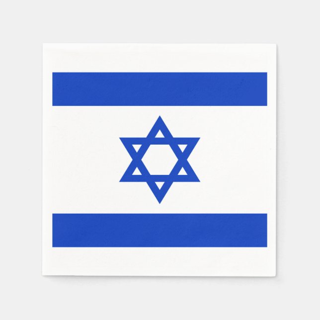 Israel Flag Napkin (Front)