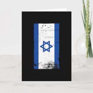 Israel Flag Patriotic Zionism Jewish Pride  Card