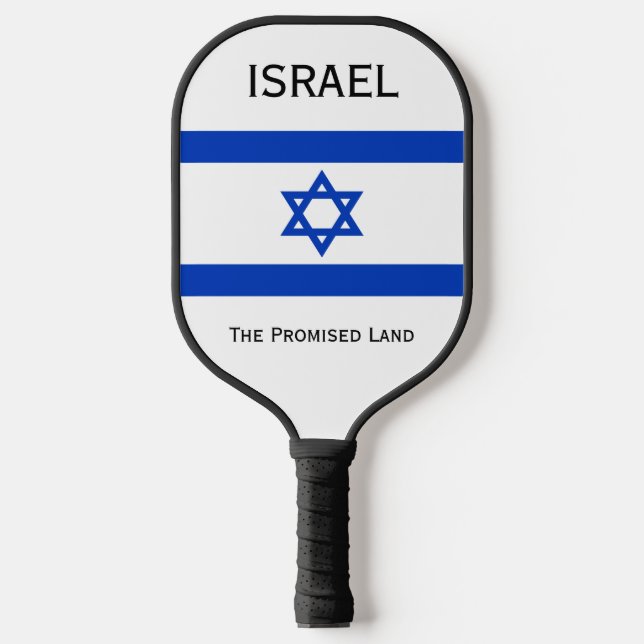 Israel Flag Pickleball Paddle (Front)