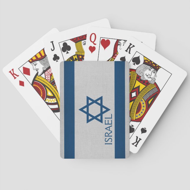 Israel Flag Playing Cards (Back)