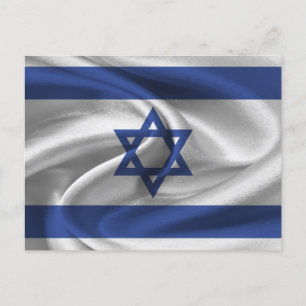 Israel Flag Postcard