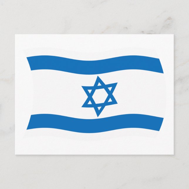 Israel Flag Postcard (Front)
