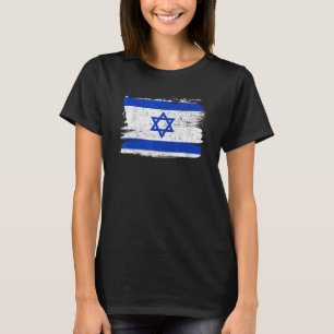Israel Flag Pride Friendship Pride Peace Vintage R T-Shirt