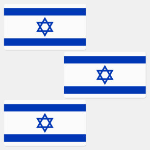 Israel flag rectangular