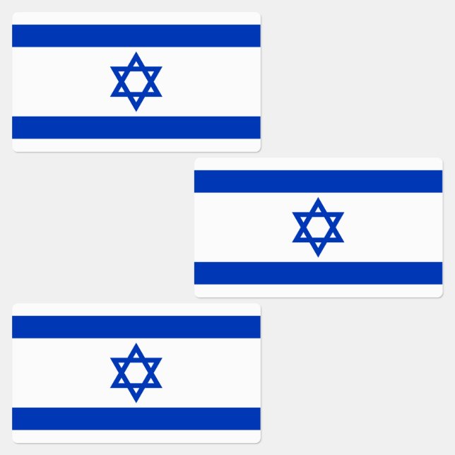 Israel flag rectangular (Group)