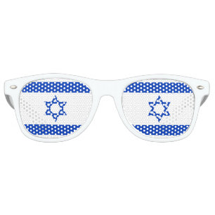 Israel Flag Retro Sunglasses