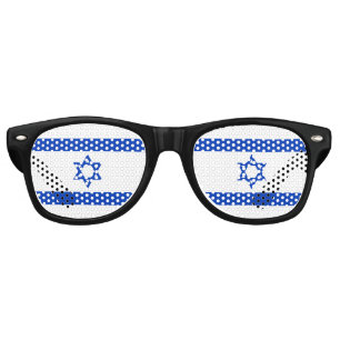 Israel flag retro sunglasses