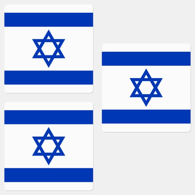 Israel flag square (Group)