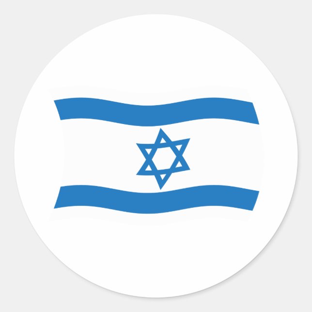 Israel Flag Sticker (Front)