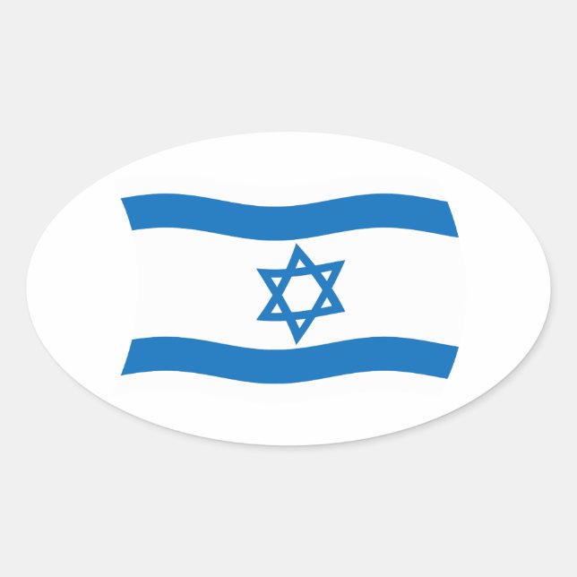 Israel Flag Sticker (Front)