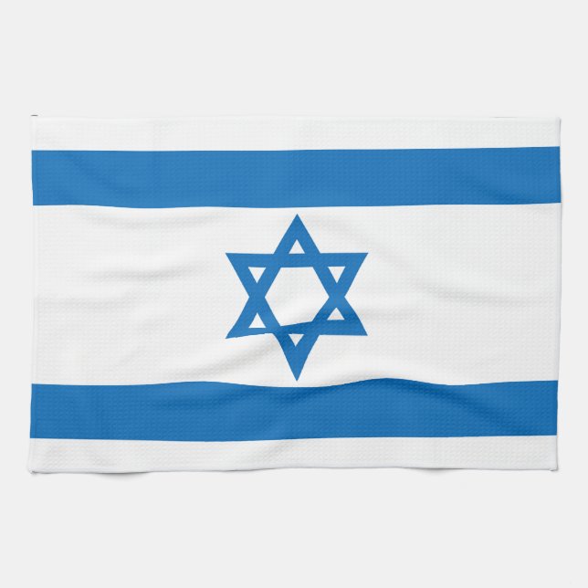 Israel Flag Tea Towel (Horizontal)