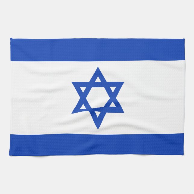 Israel flag tea towel (Horizontal)