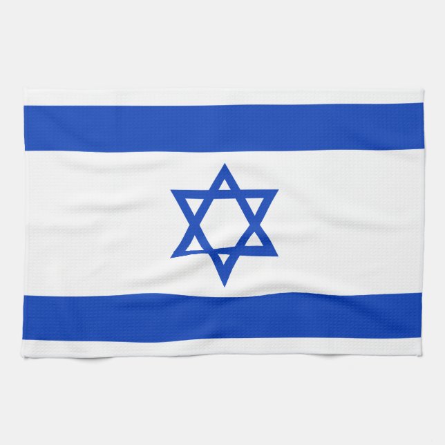 Israel Flag Tea Towel (Horizontal)