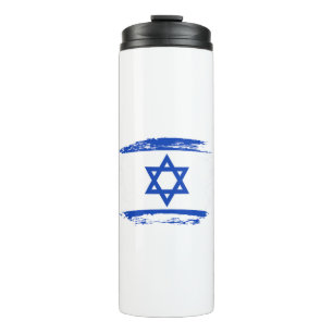 Israel flag thermal tumbler