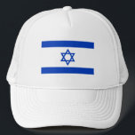 Israel Flag Trucker Hat<br><div class="desc">Patriotic flag of Israel.</div>