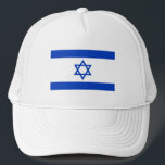 Israel Flag Trucker Hat<br><div class="desc">Patriotic flag of Israel.</div>