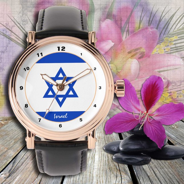 Israel Flag watch, patriots, Israel fashion Watch (Creator Uploaded)