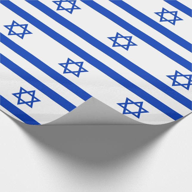 Israel Flag Wrapping Paper (Corner)