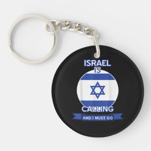 Israel Is Calling And I Must Go Key Ring