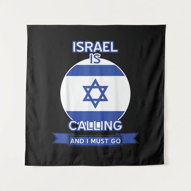 Israel Is Calling And I Must Go  Tapestry (Front)