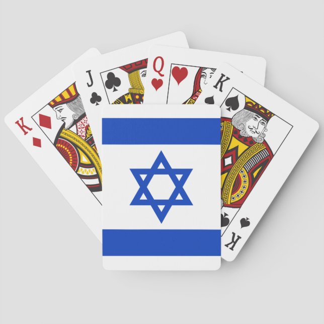 Israel – Israeli Flag Playing Cards (Back)